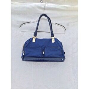 Ann Taylor Satchel, Blue,2 Pockets Zip Outside,3 Inside,plus Coin Purse